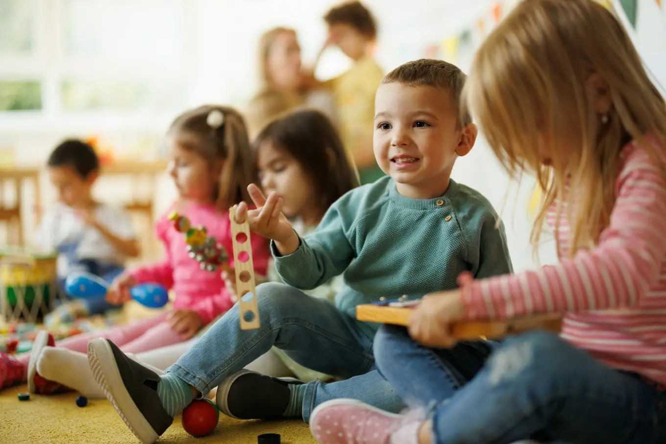 dzieci w przedszkolu