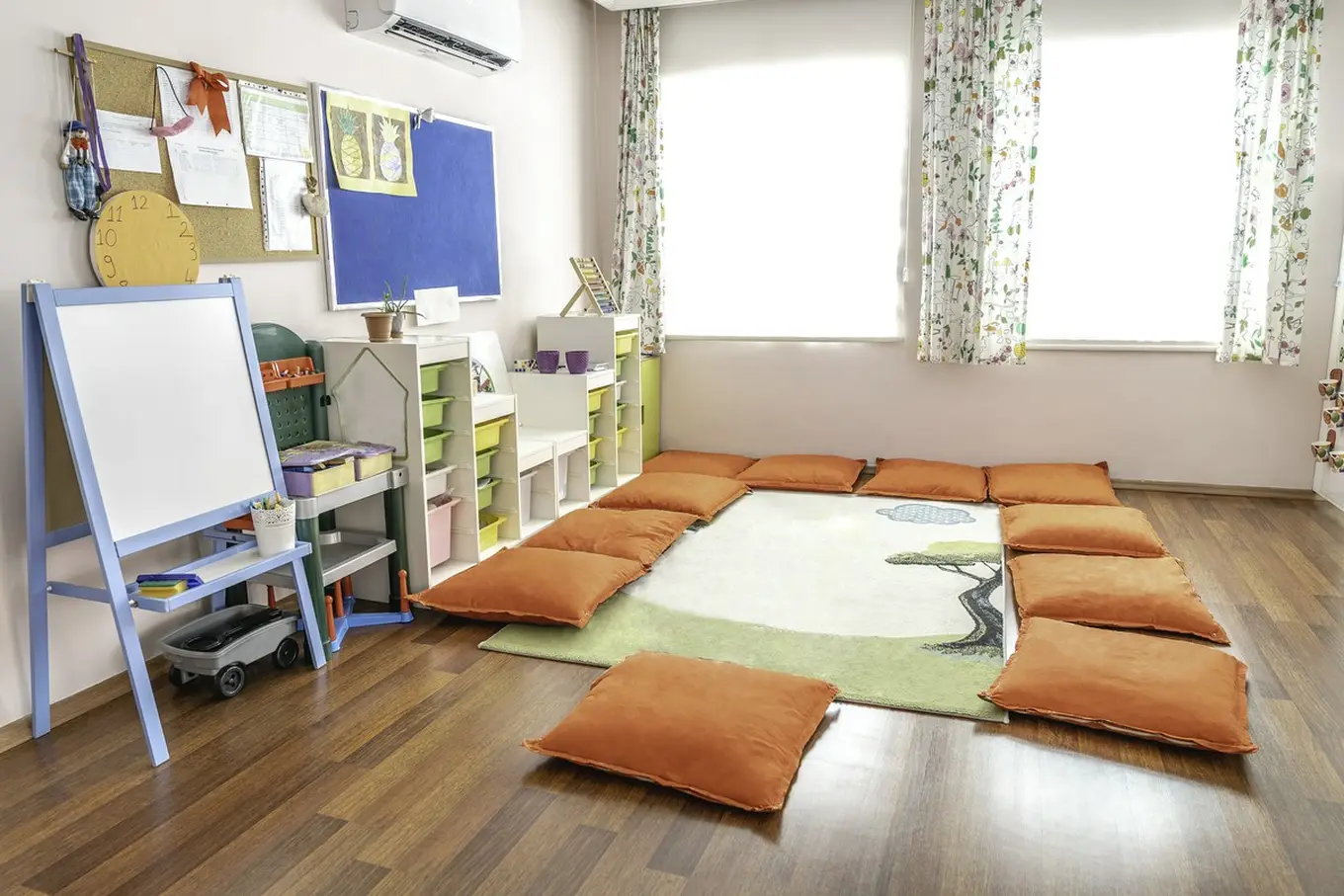 pusta sala przedszkolna